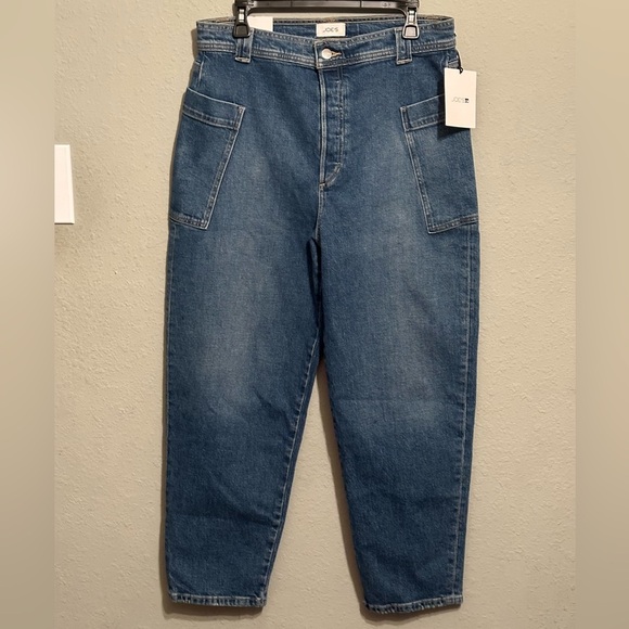 NWT Joe's Jeans The Phoebe Patch Pocket Crop Straight Leg Jeans - Picture 7 of 17